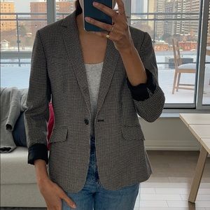 MASSIMO DUTTI / Houndstooth Wool Blazer